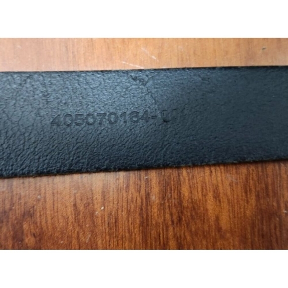 Polo Ralph Lauren Italian Leather Belt Black Silver Buckle Men’s Size 40 Classic - Picture 6 of 8